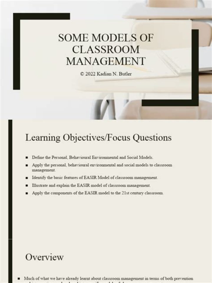 Top Models of Classroom Management PDFs for Teachers