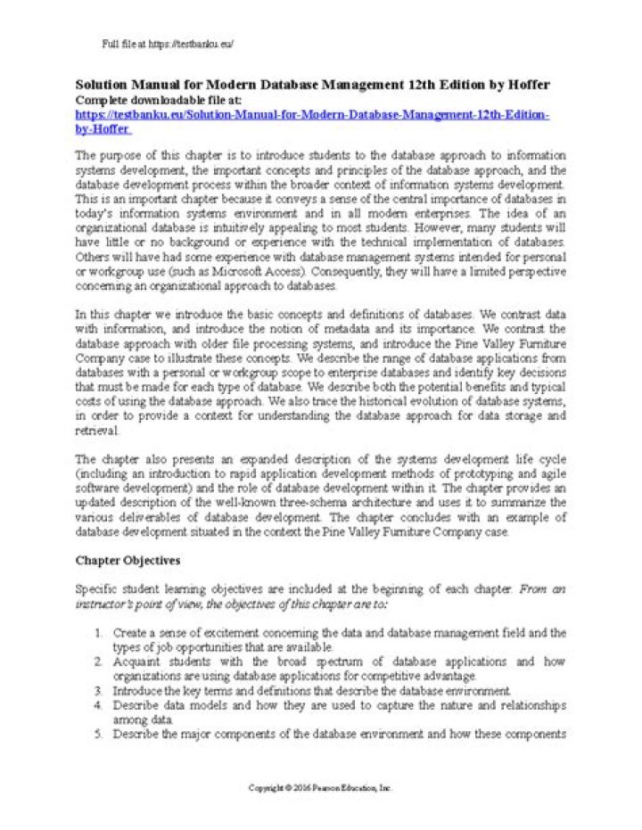 Modern Database Management Solutions: PDF Guide to Efficient Data Handling
