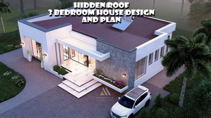 Modern Hidden Roof House Plans PDF – Sleek & Discreet Designs