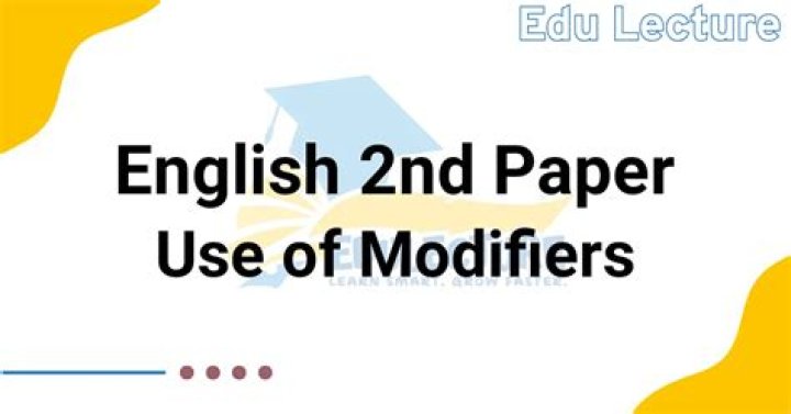 Modifiers Exercises with Answers PDF – Comprehensive Guide