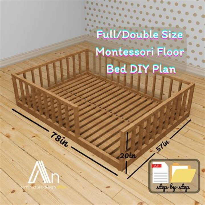 Montessori Bed Plans PDF Free Download – Easy DIY Kids’ Bed Designs