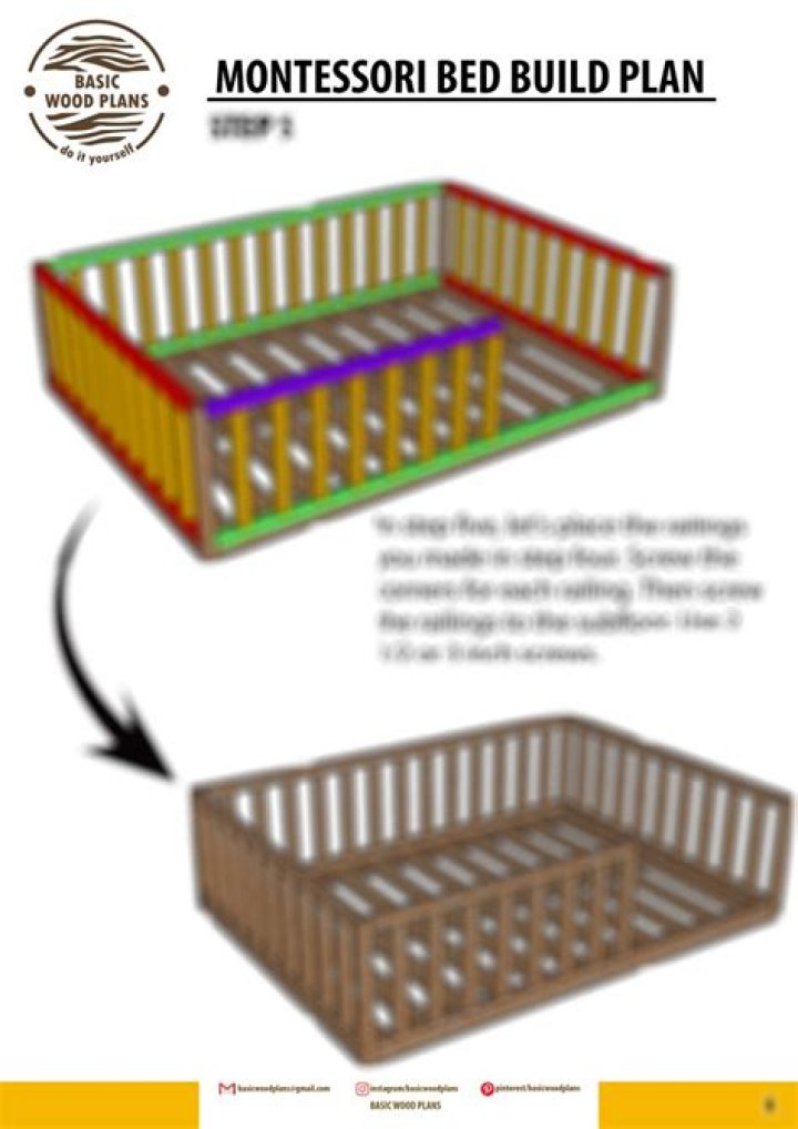 Montessori Bed Plans PDF – Safe, Minimalist Sleep Spaces for Toddlers