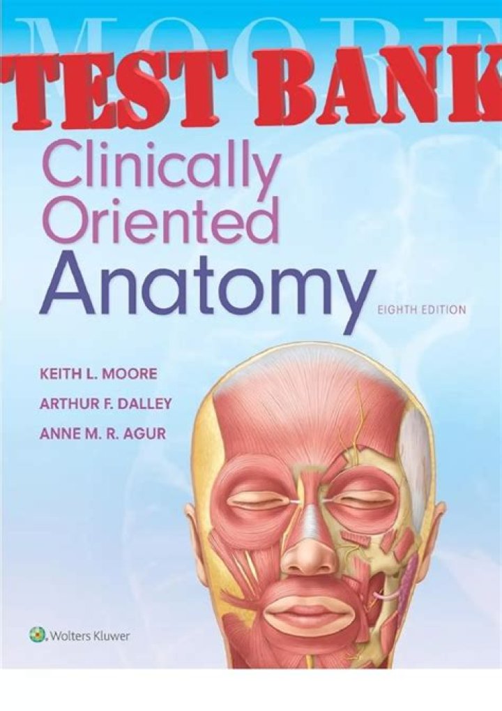 Moore Anatomy Test Bank PDF: Complete Exam Prep Resource