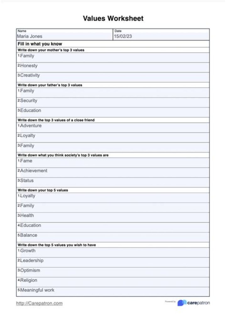 Free Morals and Values Worksheet PDF – Strengthen Character & Ethics
