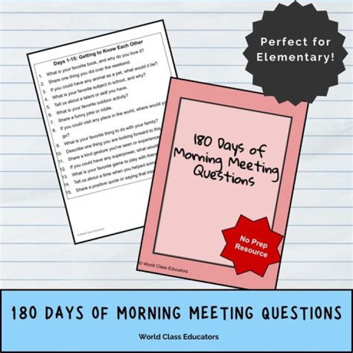 Morning Meeting Questions PDF: Boost Team Productivity