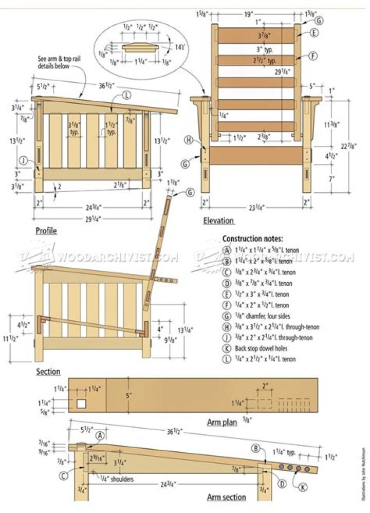 Morris Chair Plans PDF: Free Downloadable Blueprint & Assembly Guide