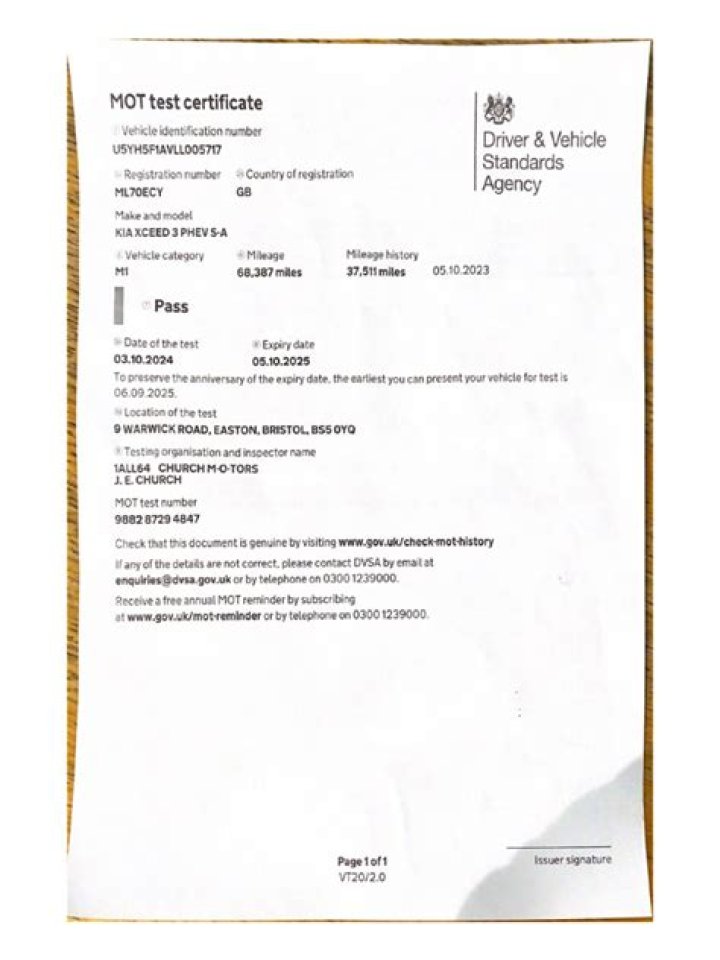 Download Official MOT Test Certificate PDF for Your Vehicle