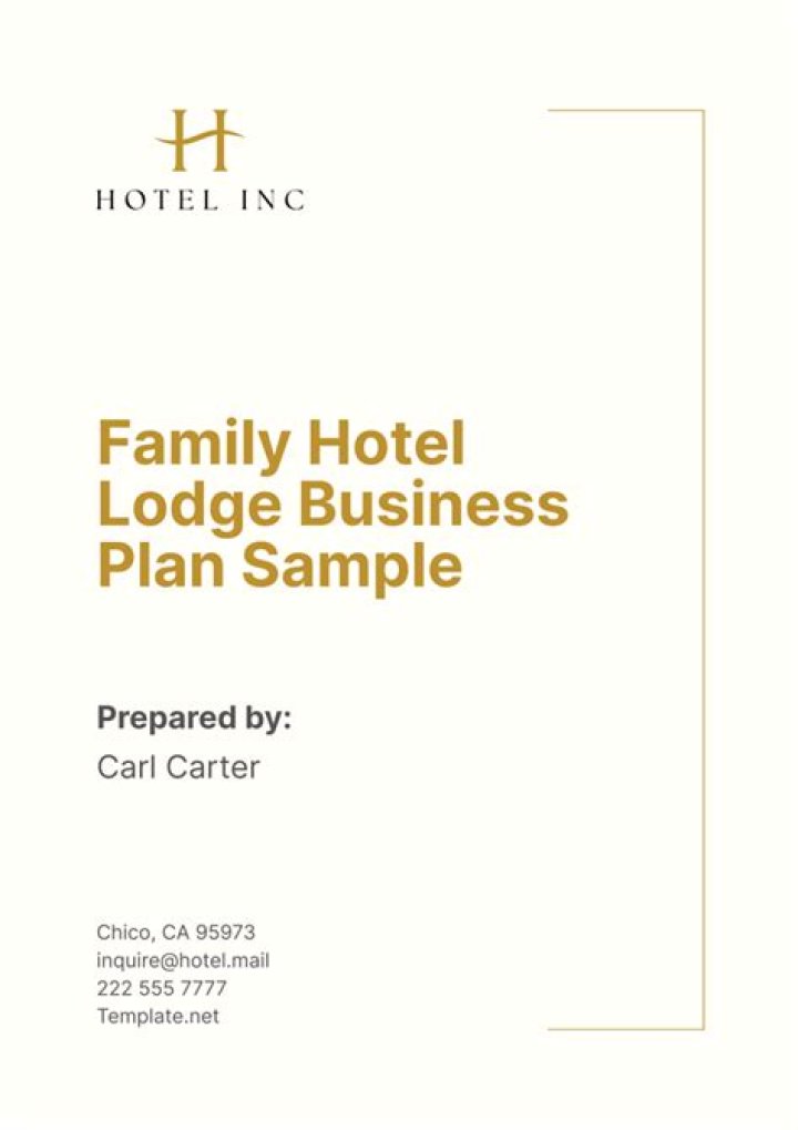 Motel Business Plan PDF: Start Your Hotel Venture Today