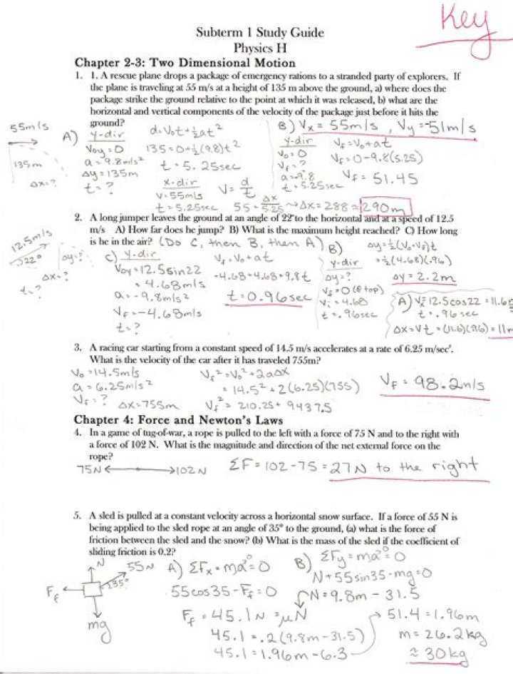 Motion Word Problems Worksheet with Answers PDF – Instant Download
