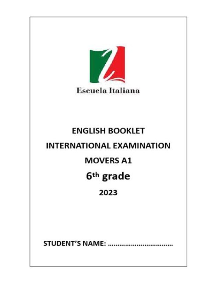 2023 Movers Sample Test PDF – Free Download & Review