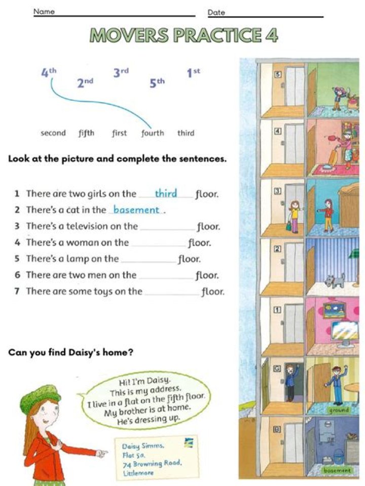 Free Movers Worksheets PDF for Stress-Free Moving