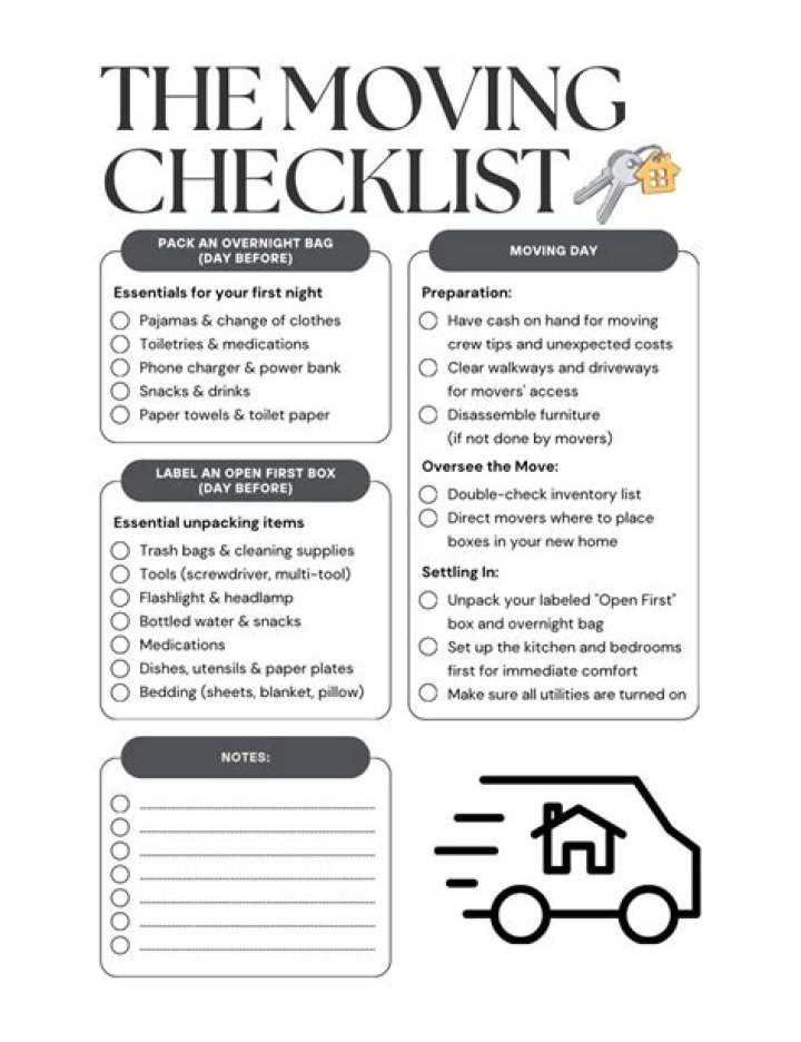 Moving to Do List PDF: Organize & Pack Efficiently