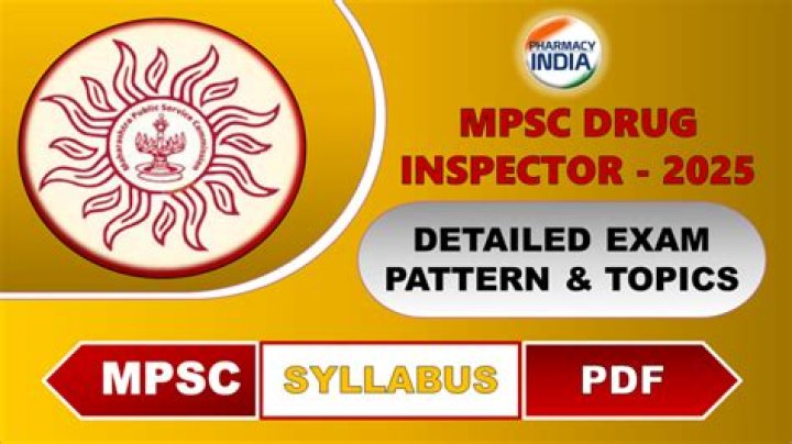 MPSC Drug Inspector Previous Year Question Paper PDF – Solved Papers