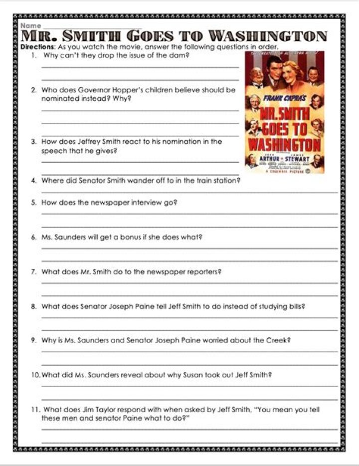 Mr. Smith Goes to Washington: Answers to Key Questions PDF