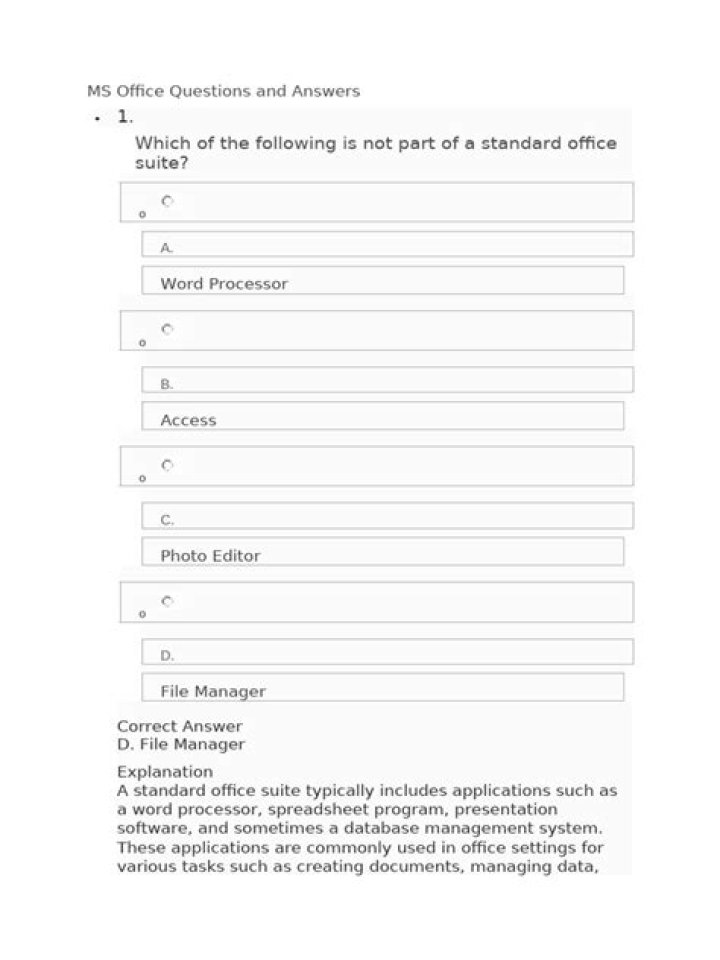 MS Office Questions & Answers PDF: Expert PDF Guide