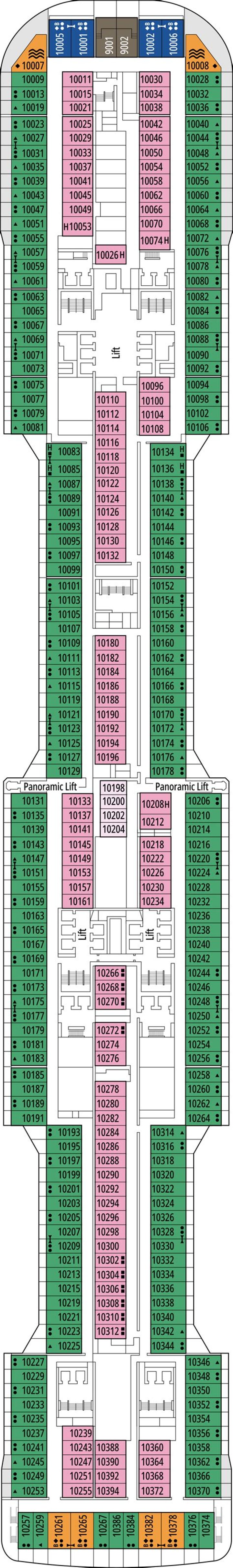 MSC Bellissima Deck Plan PDF – Full Printable Guide