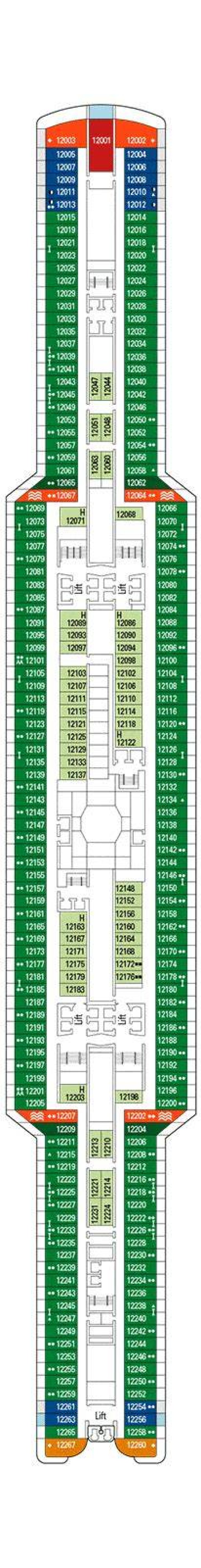 Download MSC Seashore Deck Plan PDF – Instant Custom Seaside Layout