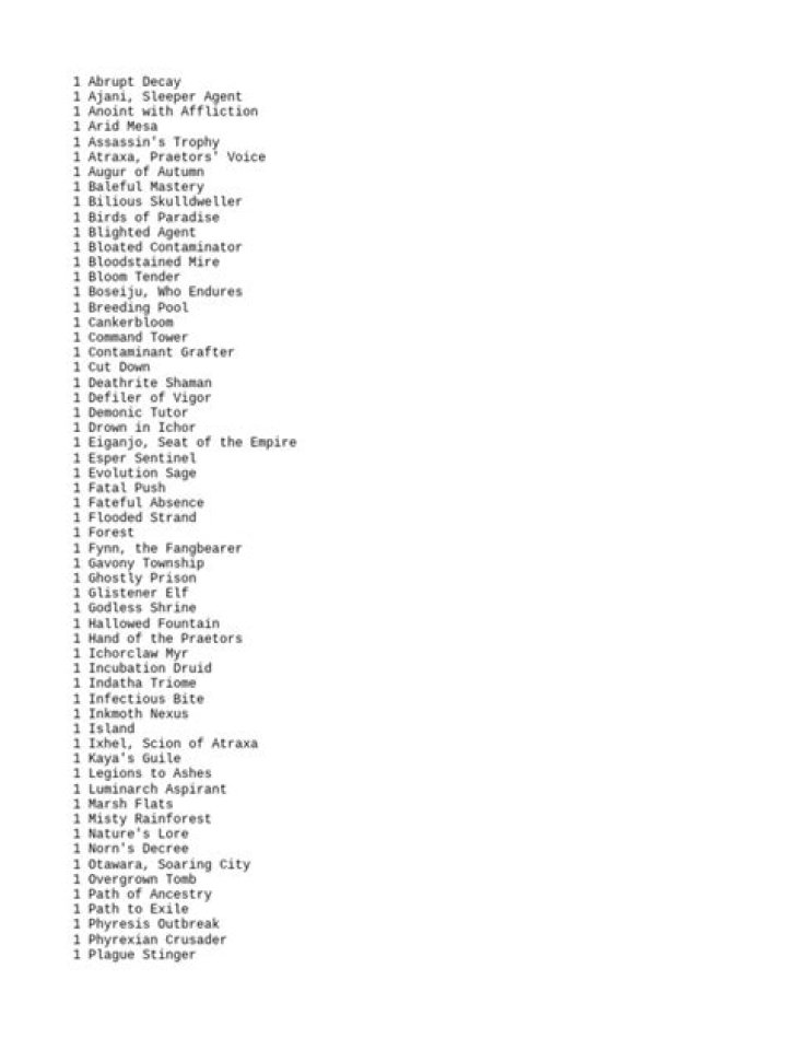 Complete MTG Card List PDF – All Rares & Valuable Cards