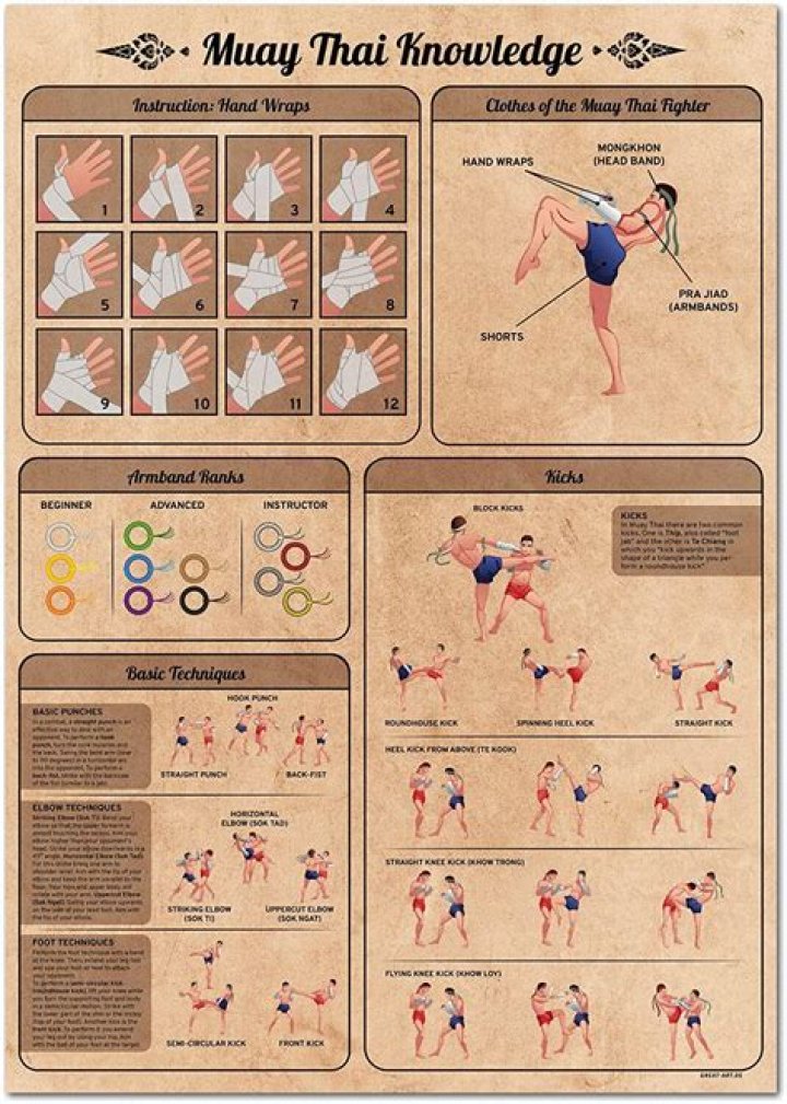 Muay Thai Techniques List PDF: Master Classic Fighting Styles