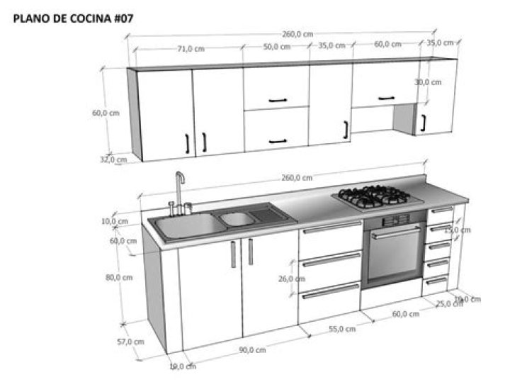 Descargable PDF de Muebles de Cocina Planos – Diseño y Ahorro de Espacio