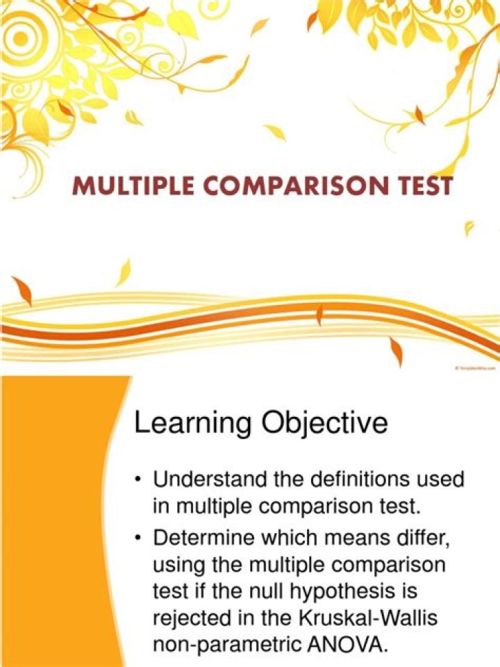 Multiple Comparison Test PDF: Accurate Statistical Analysis Guide
