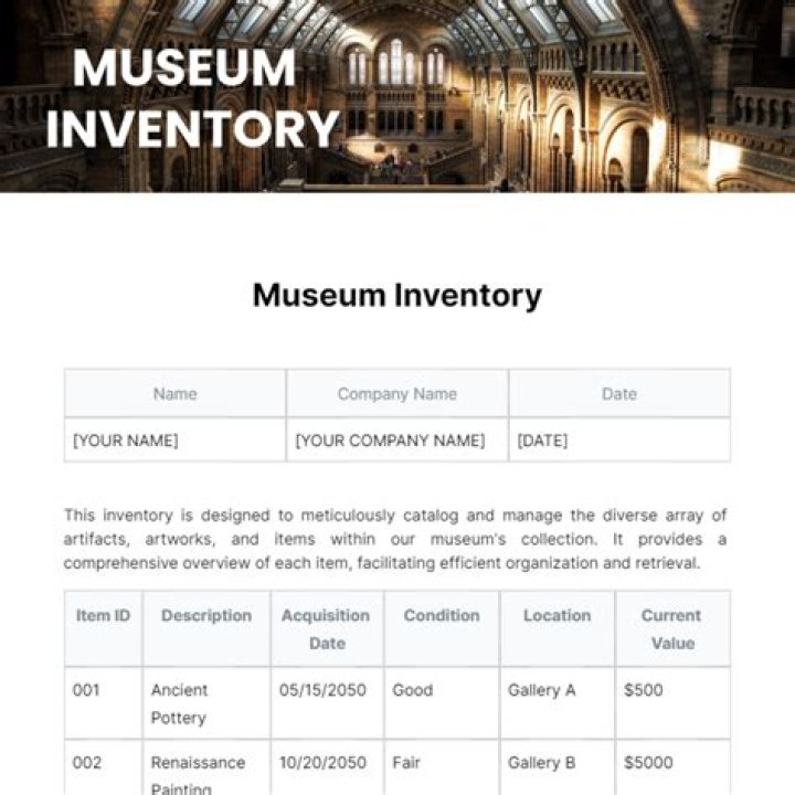 Efficient Museum Collection Management: Expert PDF Guidelines