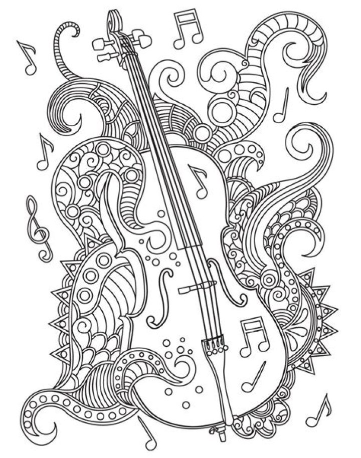 Free Music Coloring Sheets PDF for Kids & Adults