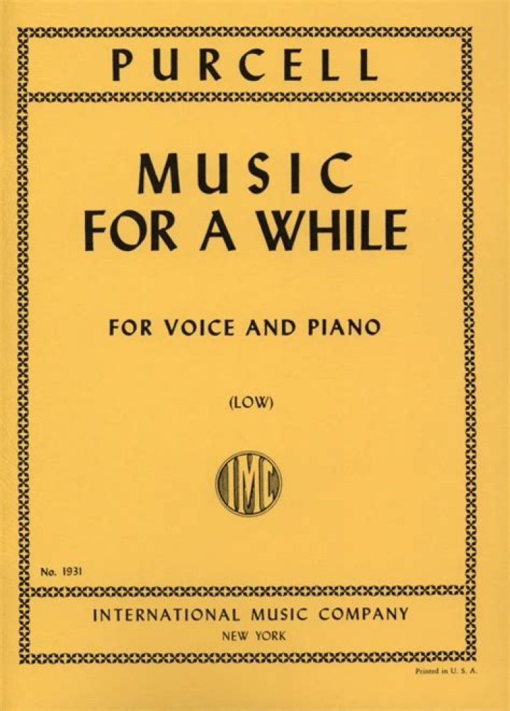 Purcell Music for a While: Free Sheet Music PDF Download