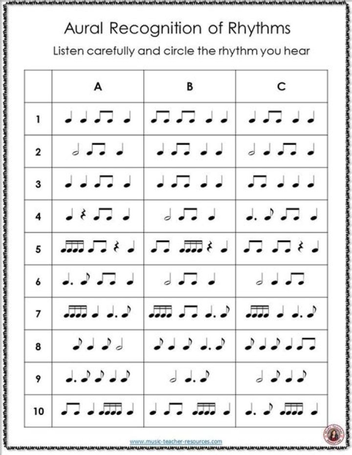 Free Music Theory Rhythm Worksheets PDF – Perfect for Practice