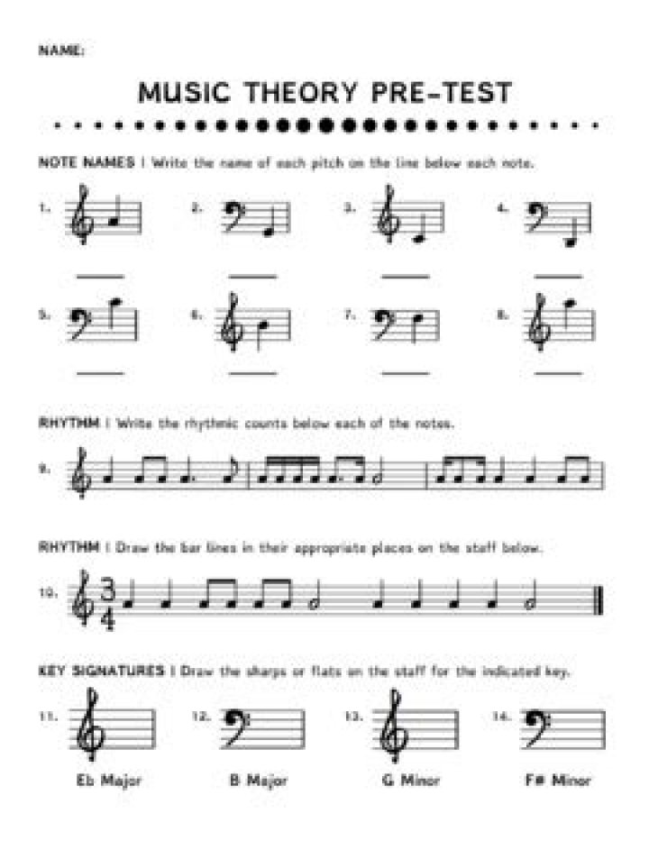 Music Theory Test PDF: Master Key Concepts with Instant Practice