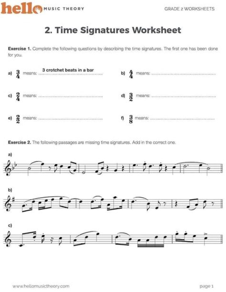 Music Theory Worksheets PDF for Mastery