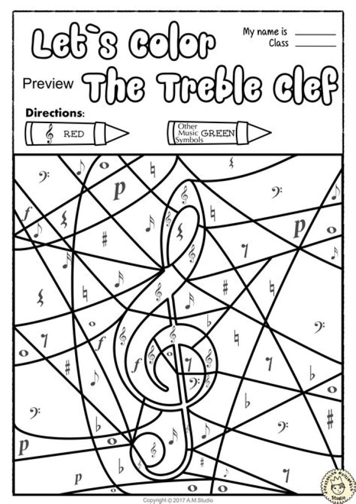 Free Music Worksheets for Kindergarten PDF – Instant Download
