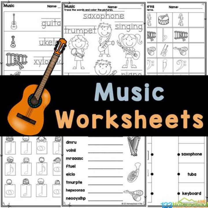 Free Music Worksheets PDF for Music Education