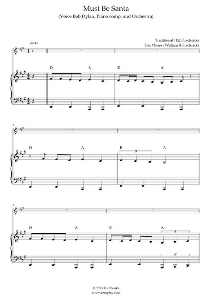 Free Santa Sheet Music PDF – Download Now
