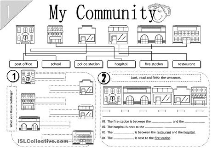 Free My Community Worksheets PDF for Schools & Groups