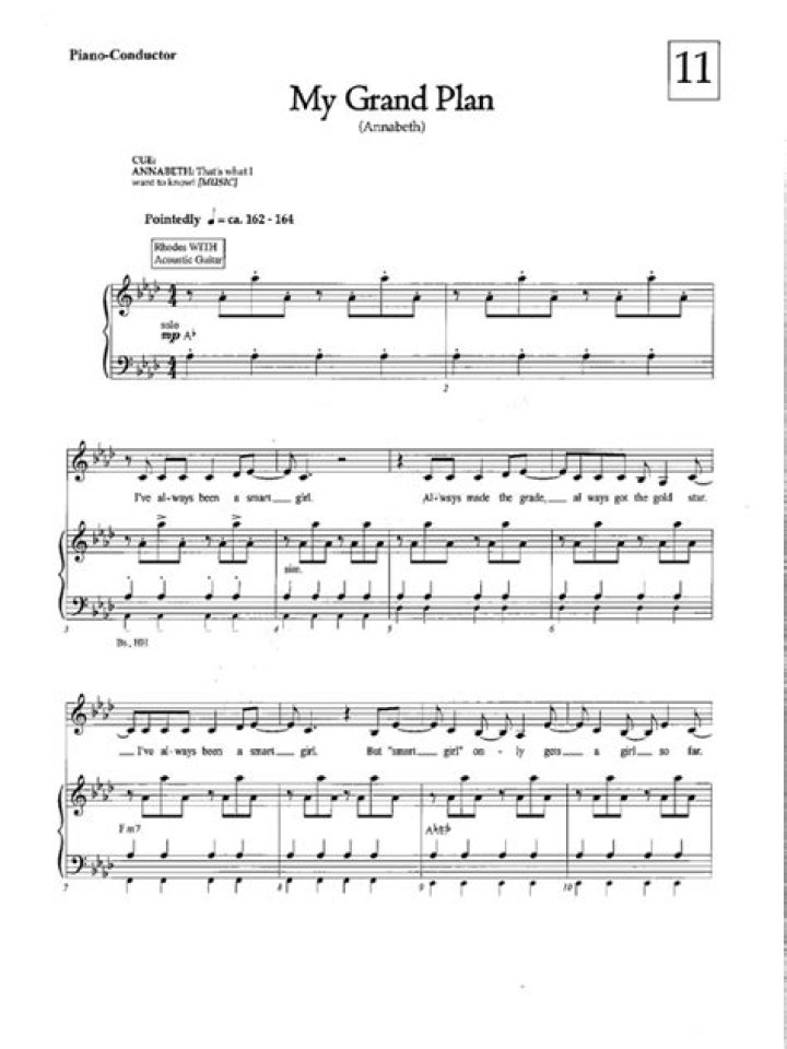 My Grand Plan Sheet Music PDF – Download Free Instantly