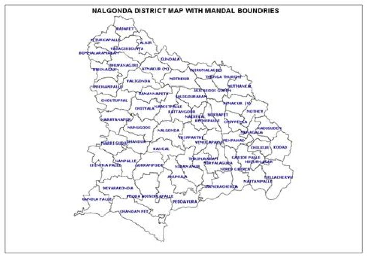 Nalgonda District Mandals and Villages List PDF Download