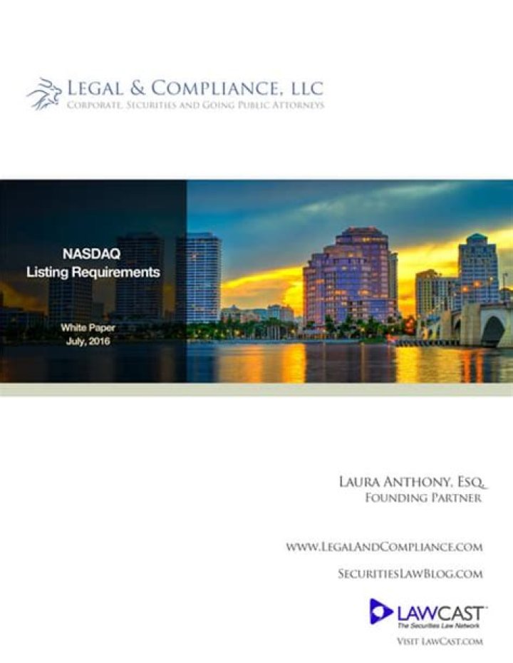 Nasdaq Listing Requirements PDF: Complete Guide