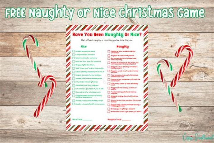 Naughty or Nice List PDF: Top 100 Behaviors Explained