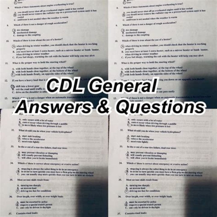 NC CDL Test Questions & Answers PDF – Pass with Confidence