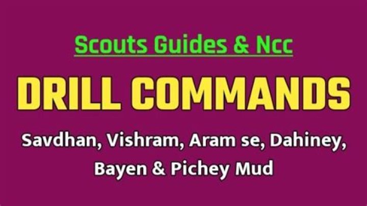 NCC Drill Commands List in Hindi PDF – Download Now