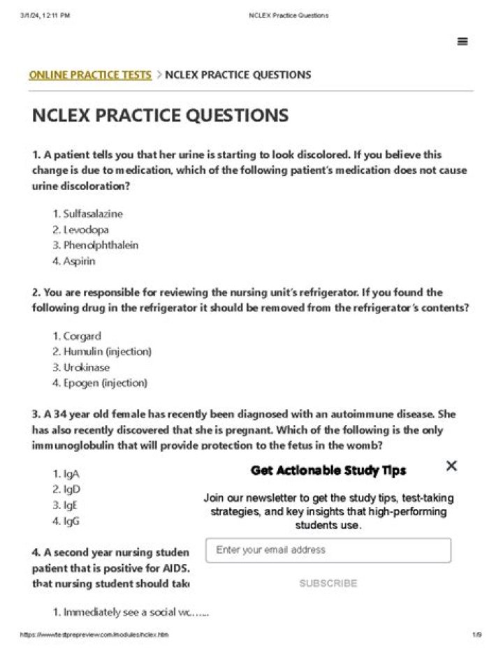 NCLEX 3500 Practice Questions with Answers Quizlet PDF – Master Test Prep