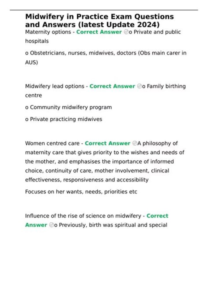 NCLEX Midwifery Questions & Answers PDF – Master Exam Readiness