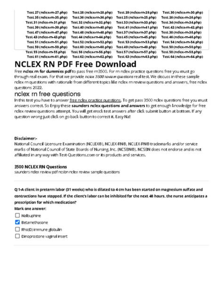 NCLEX Questions & Answers Book PDF: Master Exam Prep with Practice