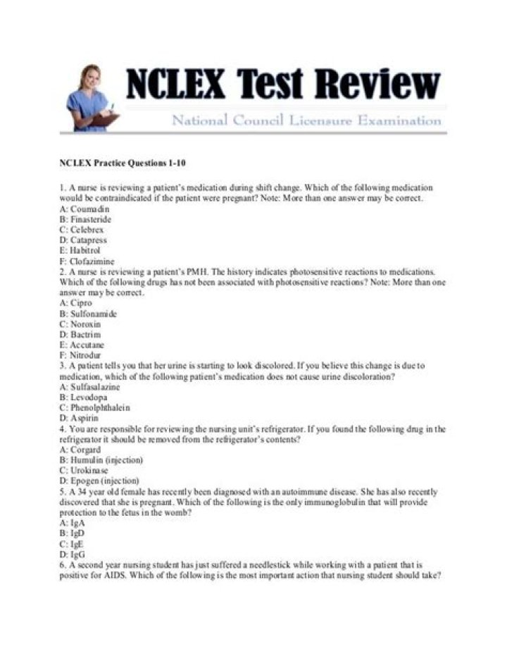 NCLEX Questions PDF Download: Practice Exams & Study Guide