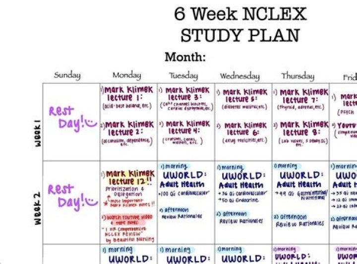 NCLEX Study Plan PDF: Master Exam Readiness with Proven Strategies