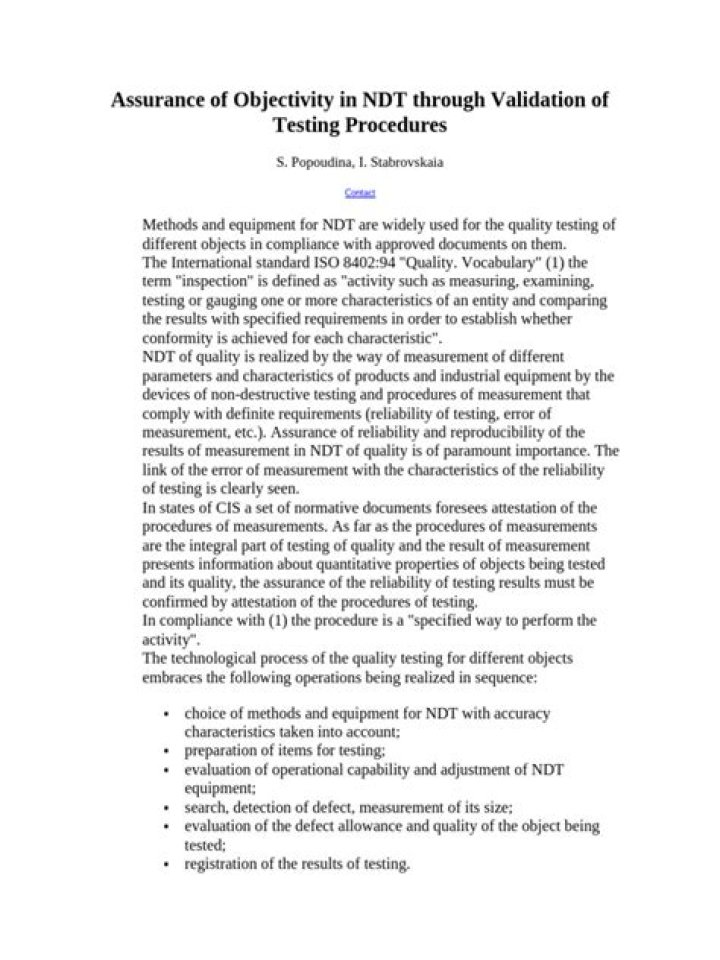 NDT Test Procedure PDF: Step-by-Step Guide for Inspection Standards