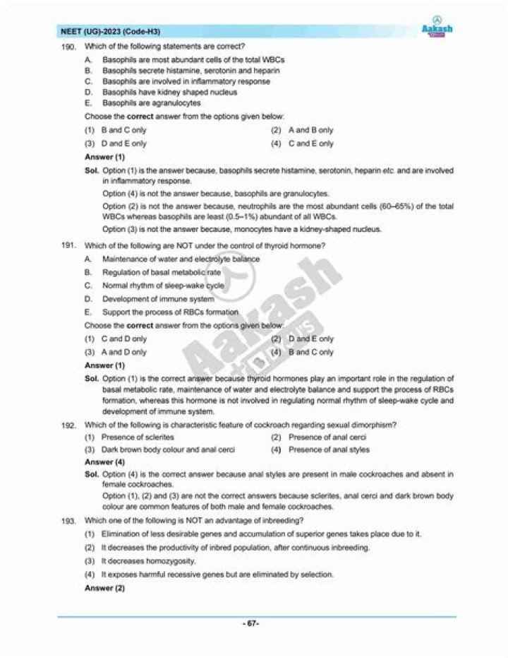 NEET 2023 Question Paper PDF Download – Official Sample Papers & Marking Schemes