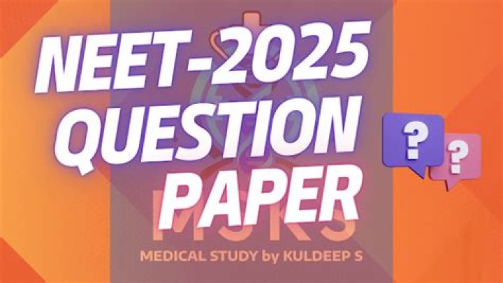 Neet 2025 Question Paper PDF Free Download – Last Minute Study Resource