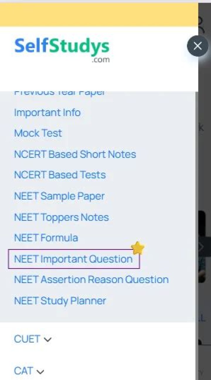 Top NEET Important Questions PDF for 2025 Exam Success